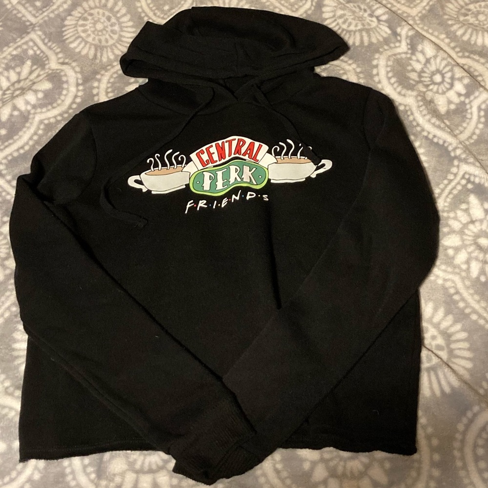 Central Perk Friends Black Hoodie